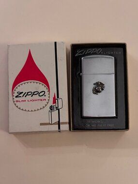 Marine Corps Zippo Lighter in Box